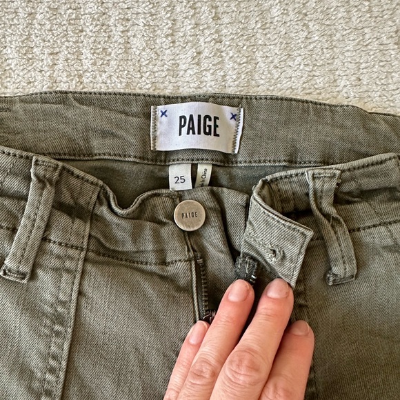 PAIGE Olive Ankle & Cropped Jeans - Picture 5 of 6